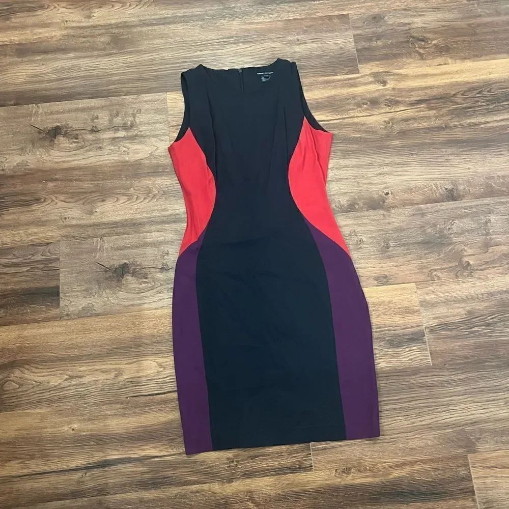 French Connections Colorblock A line Dress